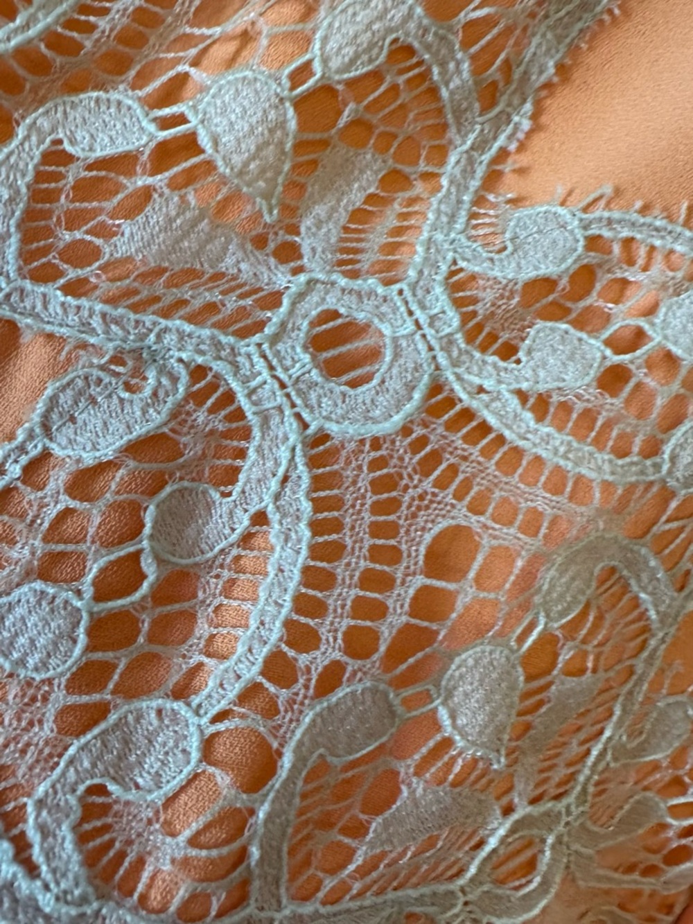 GORGEOUS Chico's Split-Neck Top with Lace Detail    MEDIUM/LARGE    #13 - Picture 8 of 9